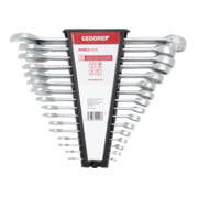 Gedore Set chiavi a forchetta e anello lunghe AF 1/4"-1.1/4" 16 pezzi R09115016-1