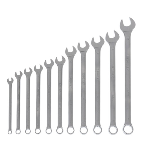 Gedore Set chiavi combinate, 11 pz, lunghe, SW 8-22 mm, angolate, 12 facce, profilo UD, Set chiavi 7 XL-0111