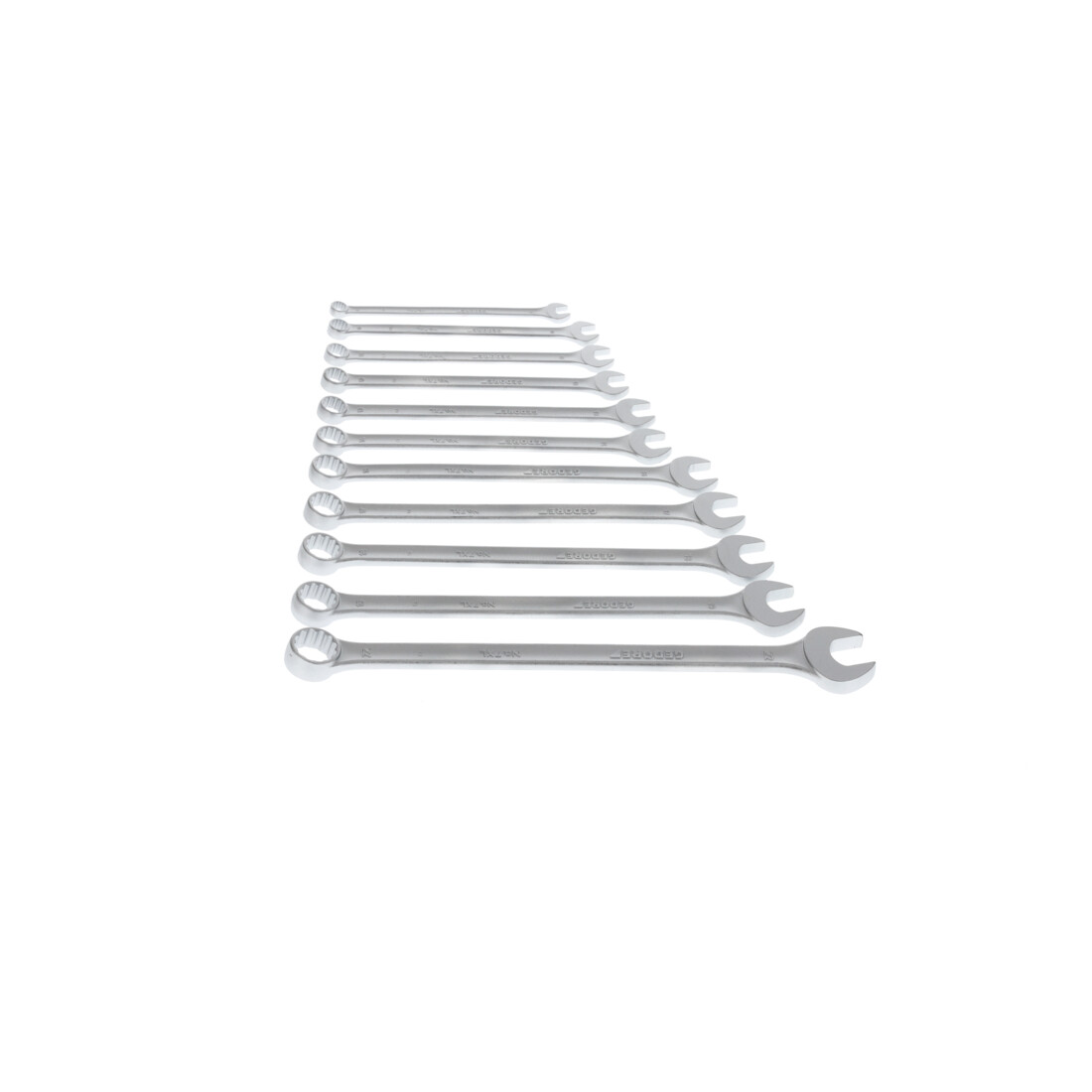 Gedore Set chiavi combinate, 11 pz, lunghe, SW 8-22 mm, angolate, 12 facce, profilo UD, Set chiavi 7 XL-0111