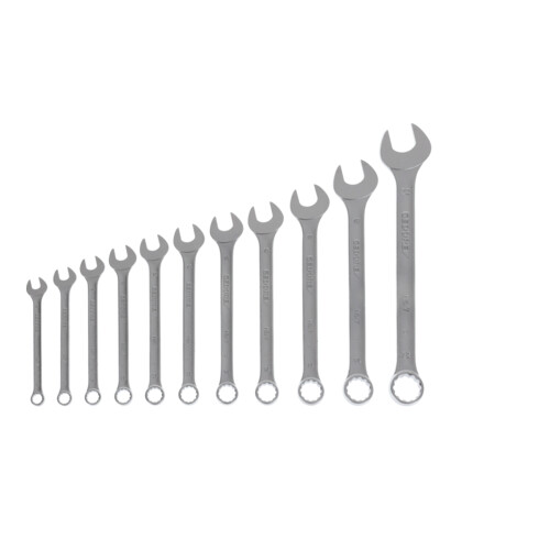 Gedore Set chiavi combinate a occhiello, 12 pz, 8-22 mm, 15° angolato, 12 facce, profilo UD, 7-011