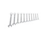 Gedore Set chiavi combinate a occhiello, 12 pz, 8-22 mm, 15° angolato, 12 facce, profilo UD, 7-011-4