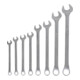 Gedore Set chiavi combinate a occhiello, 8 pezzi, SW 8-19 mm, piegate, 12 lati, profilo UD, set chiavi, 1 B-080-1