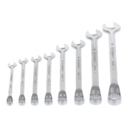 Gedore Set chiavi combinate a occhiello, 8 pezzi, SW 8-19 mm, piegate, 12 lati, profilo UD, set chiavi, 1 B-080-2