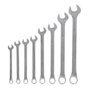 Gedore Set chiavi combinate a occhiello, 8 pezzi, SW 8-19 mm, piegate, 12 lati, profilo UD, set chiavi, 1 B-080-4