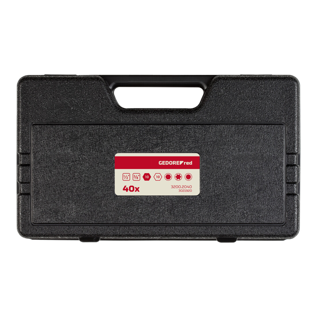 Gedore Set de 40 embouts 10 mm TX+XZN+6 pans R35003040