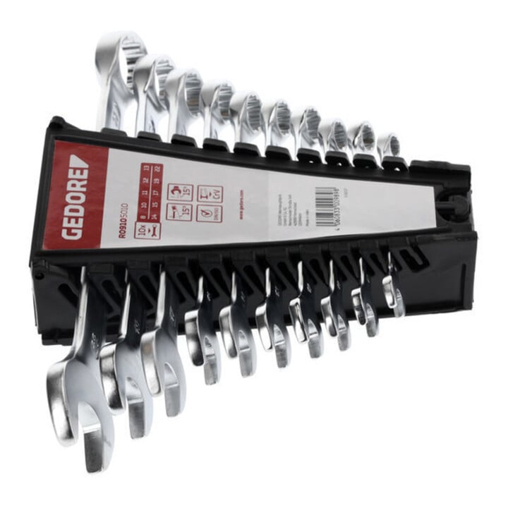 Gedore Set de clés mixtes DIN3113A 8-22 mm 10 pièces avec support GedoreRED