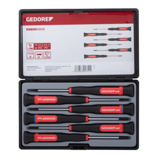 Gedore Set de tournevis électronique 2K PH+SL, 6 pièces R38005906
