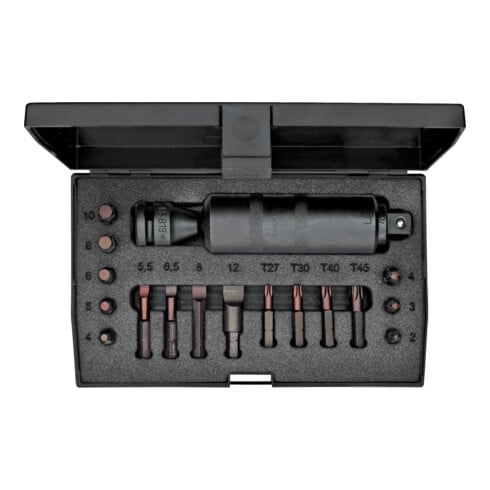 Gedore Set di allentamento delle viti 1/2" K 1900-018, 18pz.