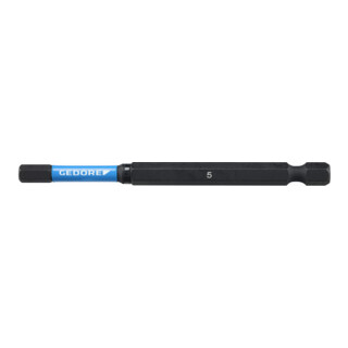 Gedore Set di bit a torsione esagonali IN 5 lunghezza 90mm