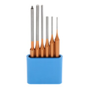Gedore Set di cacciacotter con supporto in PVC, 6 pezzi, forma lunga, acciaio/verniciato, argento/rame-2