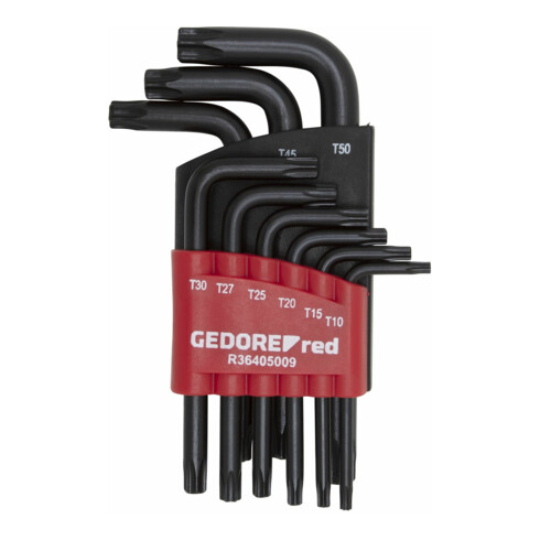 Gedore Set di cacciaviti angolari TX T10-50, 9 pezzi R36405009