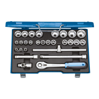 Gedore Set di chiavi a bussola 1/2" 19 VMU-10, 28 pz., esagonali, 10-36mm
