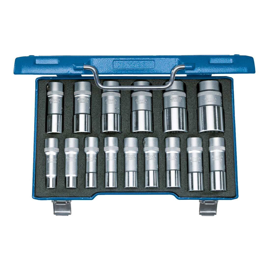 Gedore Set di chiavi a bussola 1/2" D19 KMU-20, 15pz.