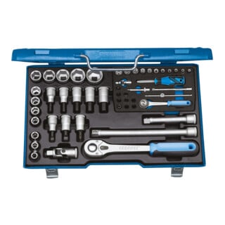 Gedore Set di chiavi a bussola 1/4" + 1/2" 19 V20 U10, 50pz.