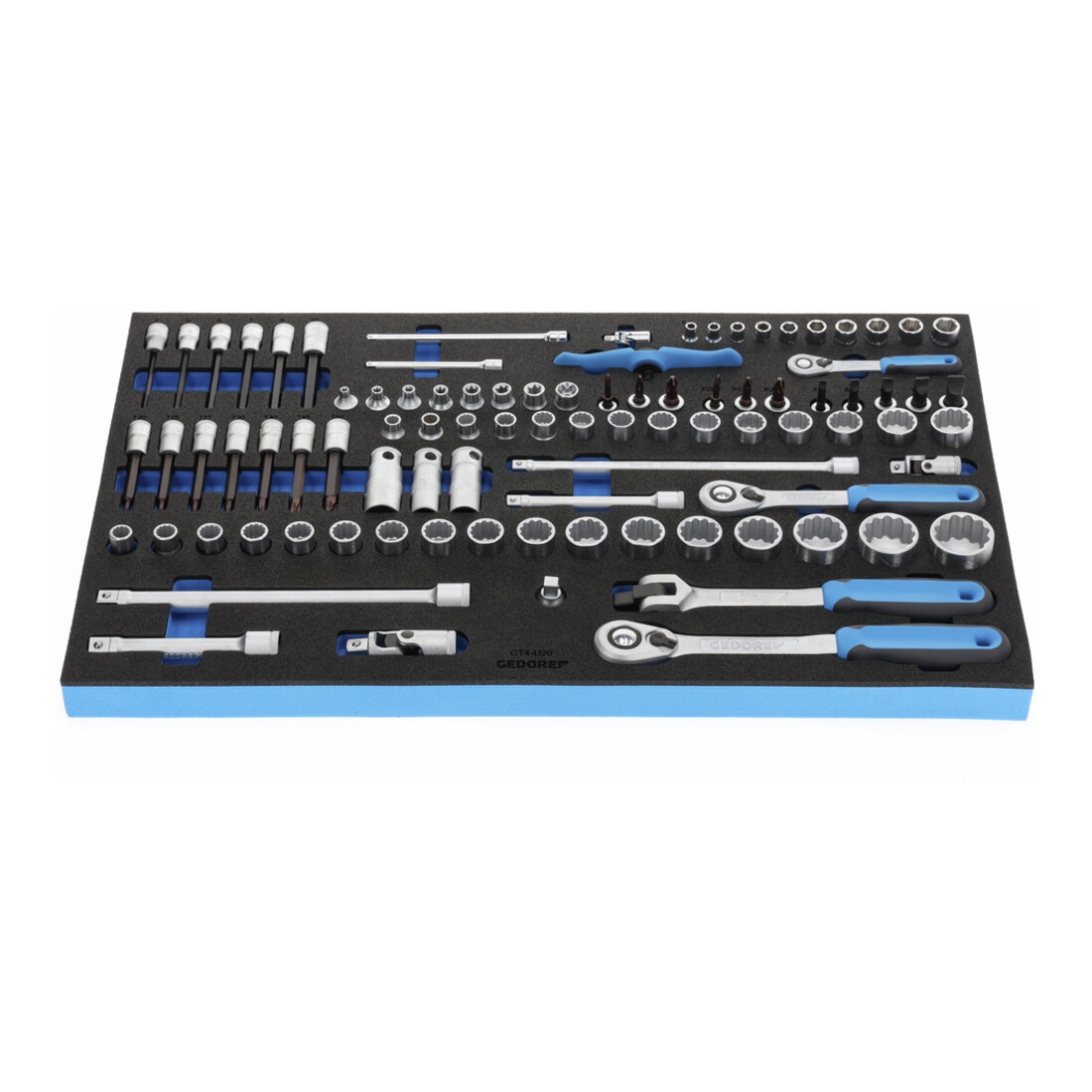 Gedore Set di chiavi a bussola 1/4"-3/8"-1/2" in modulo Check Tool 2005 CT4-U-20, 91pz.