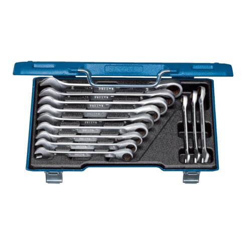 Gedore Set di chiavi a forchetta con cricchetto 7 R-012, 12pz. 8-19mm