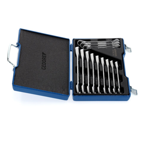 Gedore Set di chiavi a forchetta con cricchetto 7 R-012, 12pz. 8-19mm