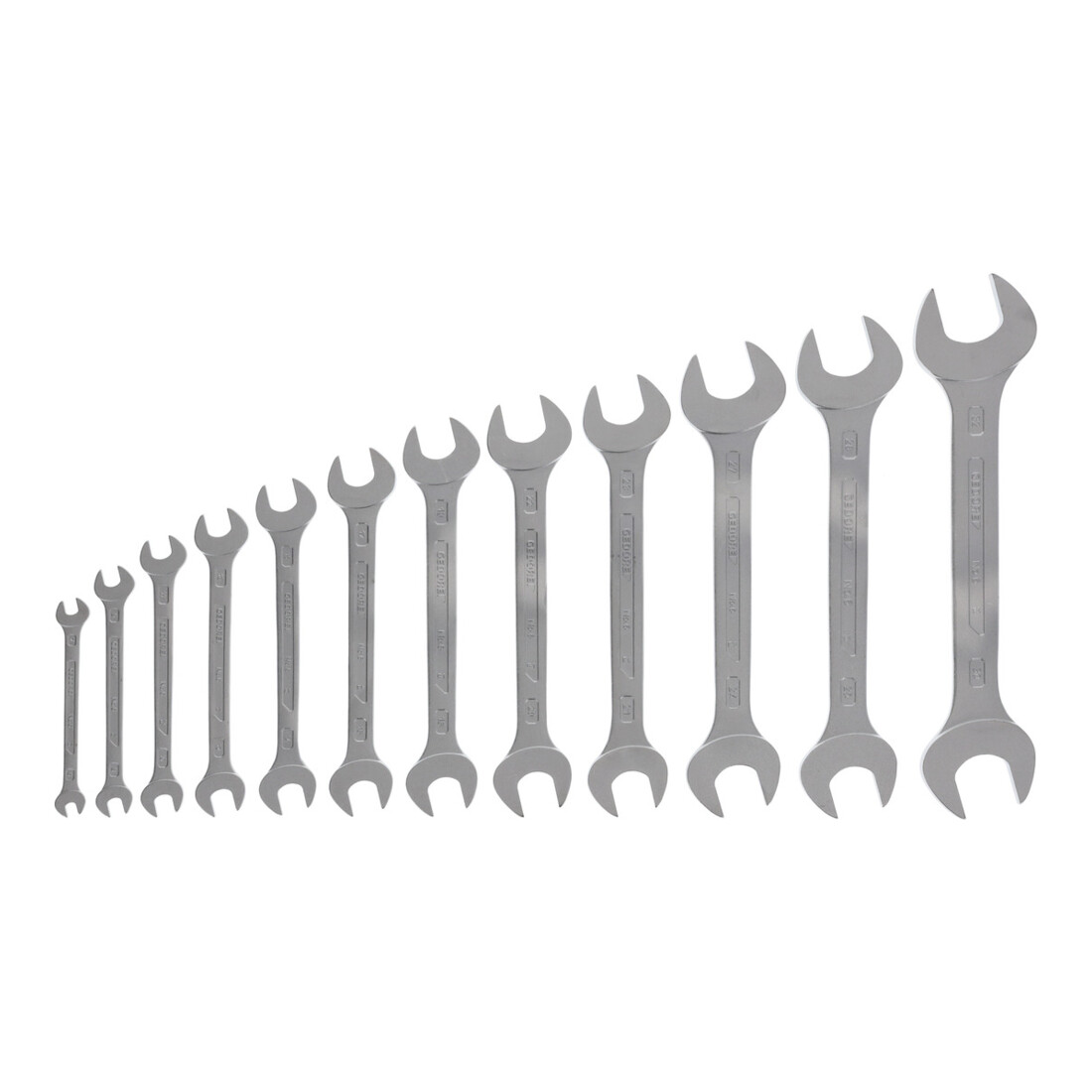 Gedore Set di chiavi a forchetta doppia, 12pz., 6x7 - 30x32mm