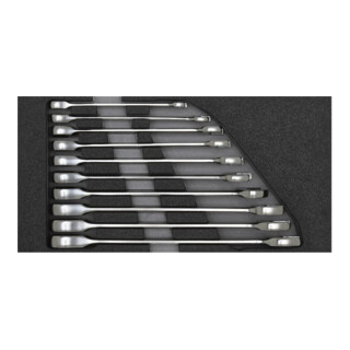 Gedore Set di chiavi a tubo R22150003 2/6 CT-modulo, 10 pezzi
