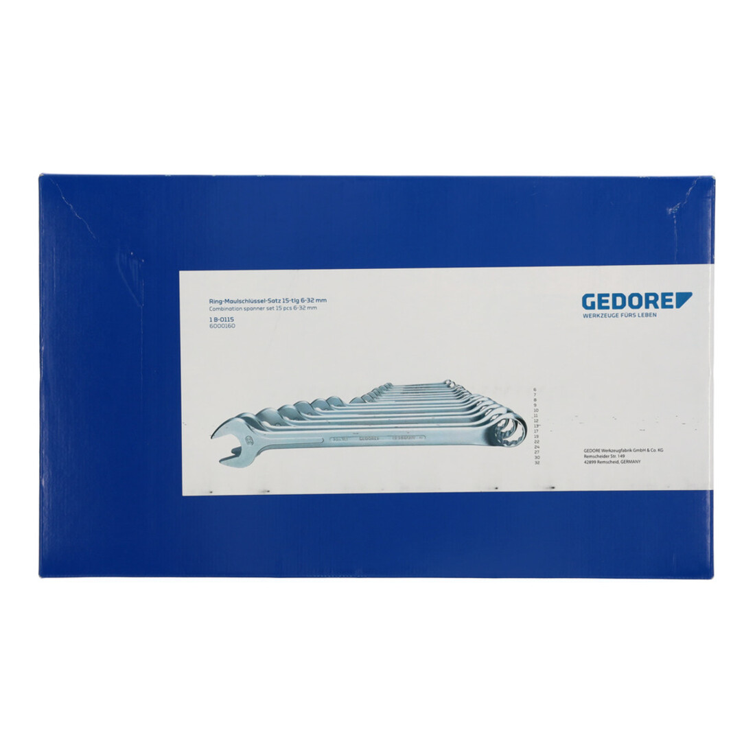 Gedore Set di chiavi combinate 1 B-0115, 15pz., 6-32mm