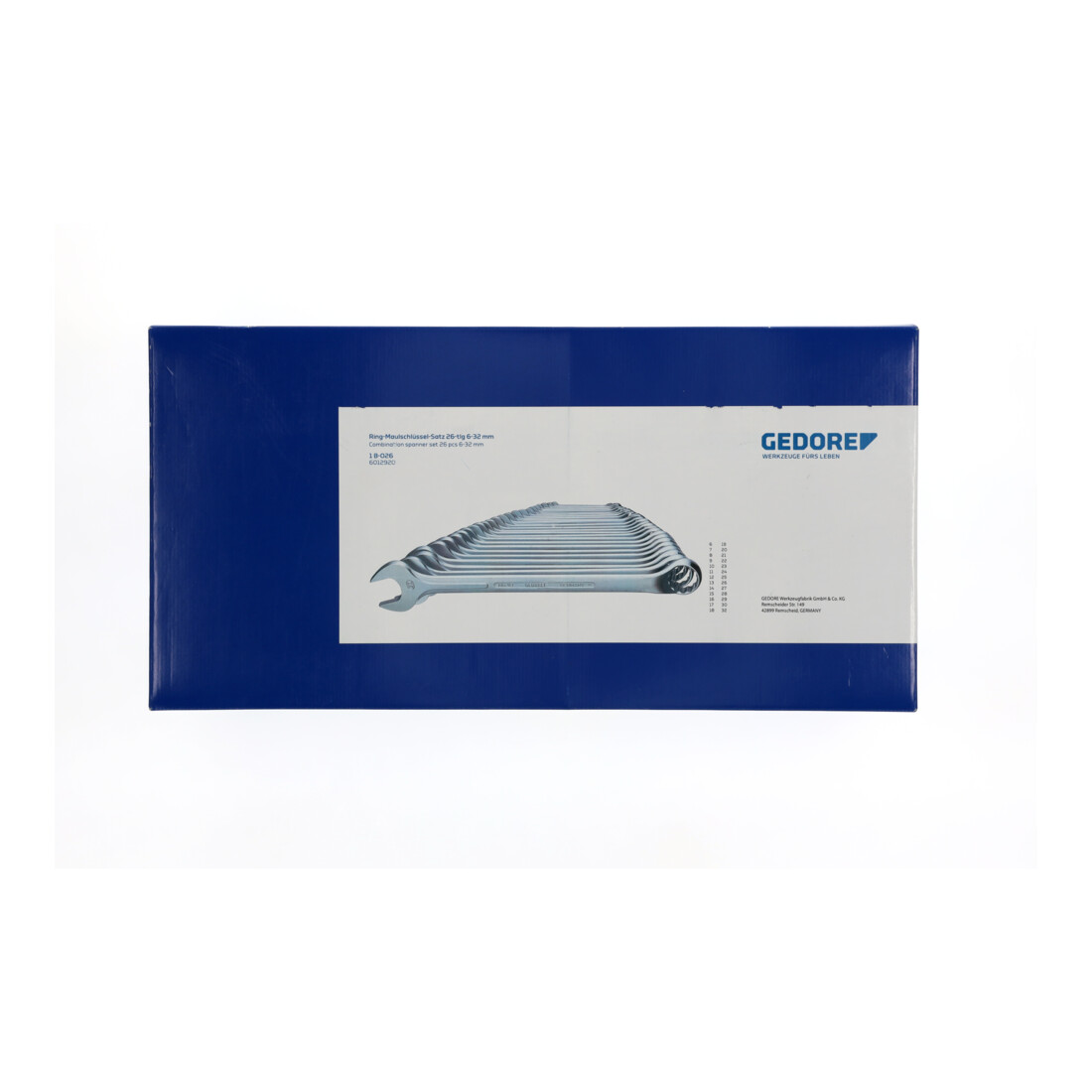 Gedore Set di chiavi combinate 1 B-026, 26pz., 6-32mm, curvate, poligonali