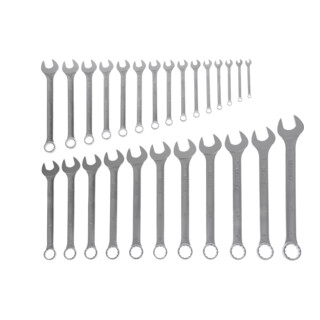 Gedore Set di chiavi combinate  7-026, 26pz., 6-32mm, piegate a 15°, poligonali
