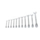 Gedore Set di chiavi combinate a occhiello, 11 pezzi, SW 8-22 mm, piegate, 12 punte, profilo UD, set di chiavi, 1 B-011-2