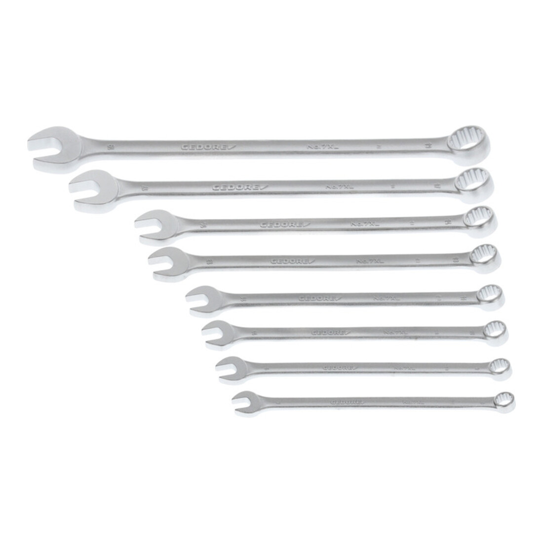 GEDORE Set di chiavi combinate, esecuzione extra-lunga, 8pz.