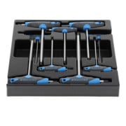 Gedore Set di chiavi maschio, piegate, 1500 ES-DT 2142, in modulo ES 2/3-5
