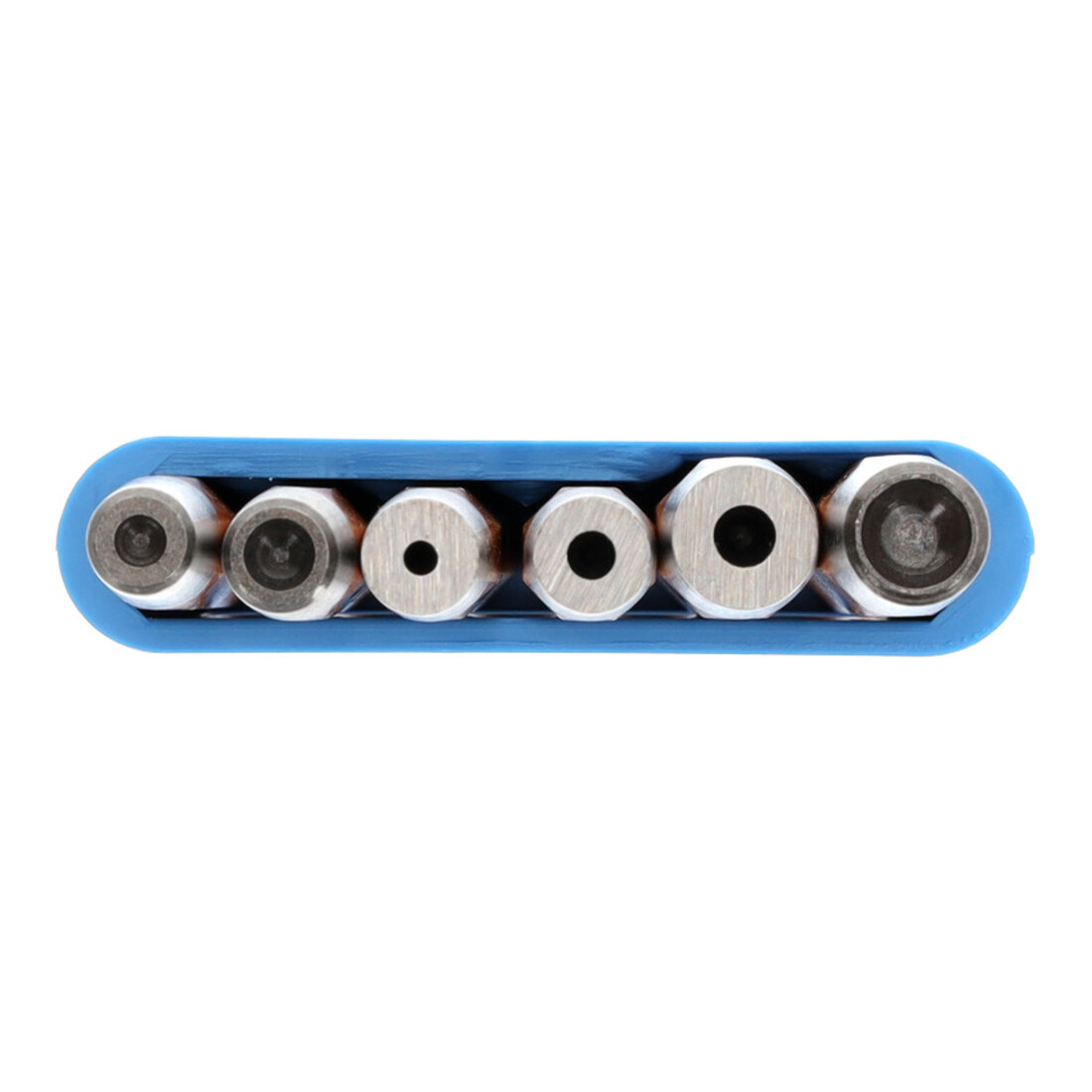 Gedore Set di estrattori e battitori per rivetti, 6 pezzi, temprato, con supporto in PVC, 125 B