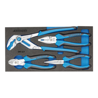 Gedore Set di pinze 1500 CT1-142 in modulo Check Tool