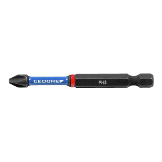 Gedore Set di punte torsionali Phillips PH 2 lunghezza 70 mm