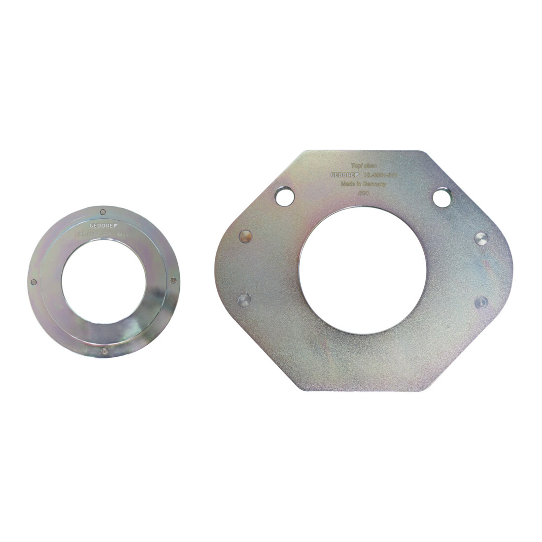 Gedore Set di supporti piani Ø90 Ø60 mm