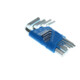 Gedore Set hoekige schroevendraaiers 10-delig, voor inbusbouten, met houder, SW 1,3-10 mm, H 42-10-5