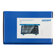 Gedore set steeksleutels met ringratel 12 delig 8-19 mm-5