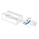 Gedore set steeksleutels met ringratel 5-delig 8-19 mm