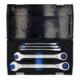 Gedore set steeksleutels met ringratel 5-delig 8-19 mm