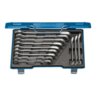 Gedore set steeksleutels met ringratel, omkeerbaar 12 st 8-19 mm