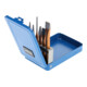 Gedore Set utensili 6 pezzi, completo, in valigetta metallica, scalpelli, punte, cacciaviti, utensile 106 D-5