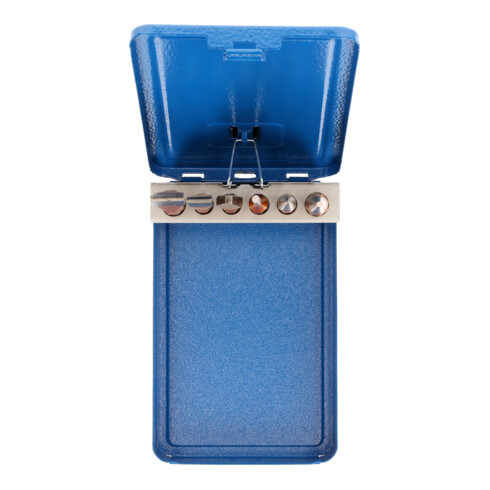 Gedore Set utensili 6 pezzi, completo, in valigetta metallica, scalpelli, punte, cacciaviti, utensile 106 D