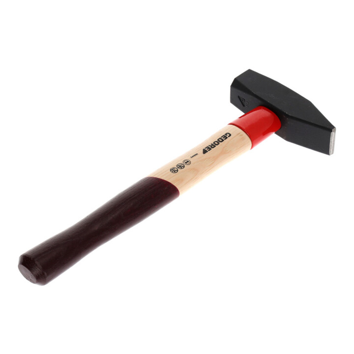Gedore slaghamer Rotband-Plus met hickory handvat of dubbel gebogen essen handvat, 1000 g