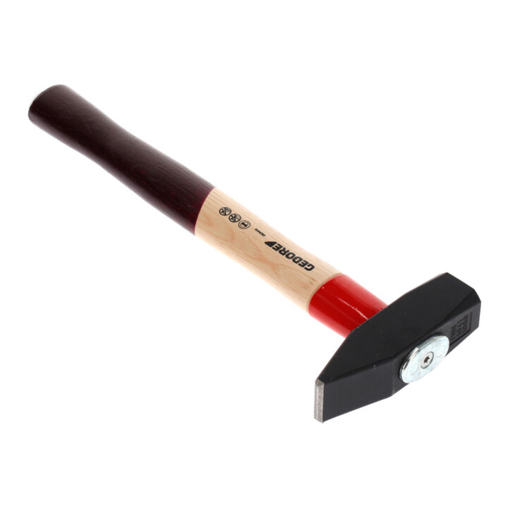 Gedore slaghamer Rotband-Plus met hickory handvat of dubbel gebogen essen handvat, 1000 g