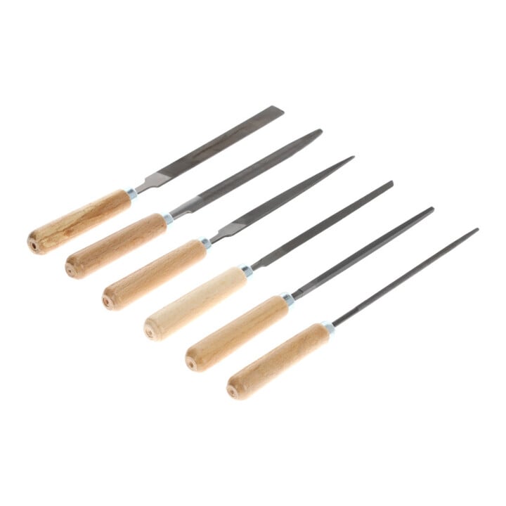 Gedore sleutelvijlenset, 6 stuks