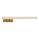 Gedore Spazzola per candele, setole in ottone 15 mm, manico in legno, 280 mm, 647-1