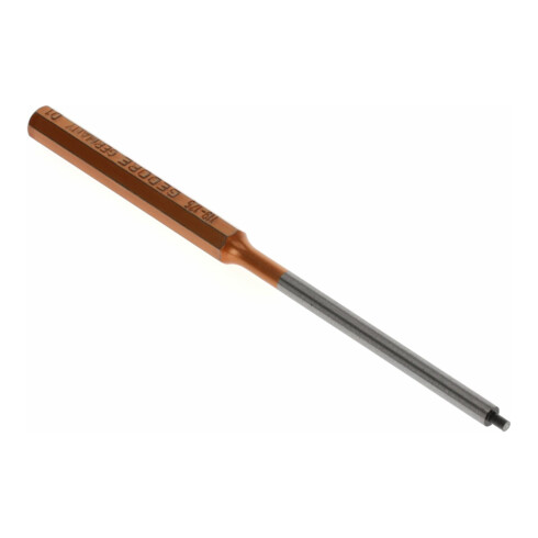 Gedore Splinttreiber mit Zapfen 6 mm, 1-teilig, 175 mm, Stahl/Lackierung, Silber/Kupfer