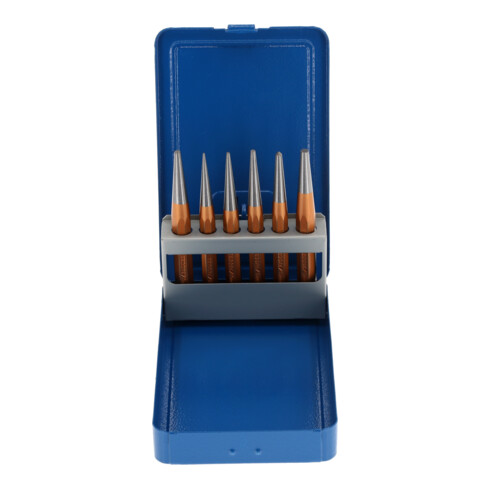 Gedore Splinttrekker Set, 6-delig, metalen kistje, gehard en getemperd staal, 8754060