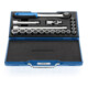 Gedore Steckdopsleutelset, 19-delig, 6-kant, 1/2 inch, 8-24mm, gereedschap, doppen ratel, voor auto, 19 JMU 3