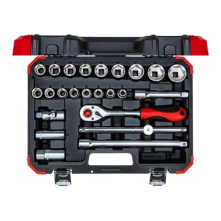 Gedore Steckschlüssel-Garnitur R69003024 1/2" 24-teilig GedoreRED
