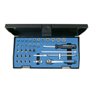 Gedore Steckschlüssel-Satz 1/4" 36-tlg