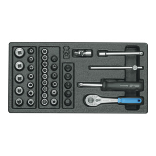 Gedore Steckschlüssel-Sortiment 1/4" in 1/3 ES-Modul
